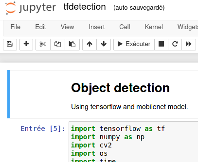 Jupyter Notebook screenshot